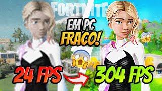 300 FPS!! Como AUMENTAR o Fps Do Fortnite ( MUITO MESMO ) Na Temporada 4 Em Pc Fraco