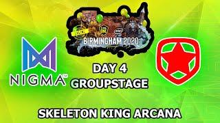 NIGMA vs GAMBIT Esports - Skeleton King Arcana - ESL One Birmingham 2020 Highlights DOTA 2