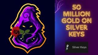 I Spent 50 Million Gold On Silver Keys! | SimpleMMO | 500 Subscriber Special