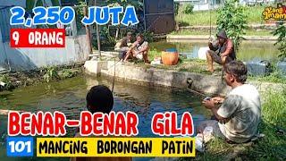 101 : GILA BENER NIH,... IKAN PATINNYA BANYAK BANGET !! MANCING BORONGAN PATIN