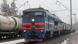 One day on the Moscow - Ryazan railway. The stretch Shchurovo - Lukhovitsy.