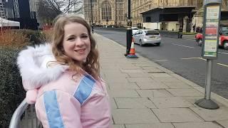 ABDL Exploring London! Cold day out in Privatina Snowsuit