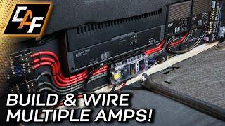 Two Fuse Blocks, Multiple Amps and DSP? How to Wire COMPLEX Amplifier Rack!