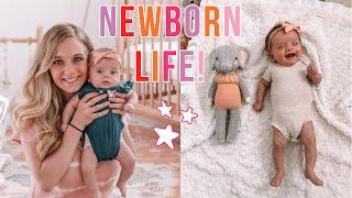 DAY IN MY LIFE WITH A NEWBORN! What it's REALLY like! :)