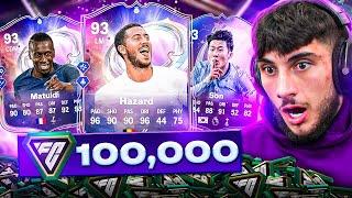 I Packed An INSANE 93+ Fantasy FC Card! (100k FC Points)