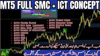 Smart money concepts || mt5 non repaint indicator free download || mt5 Forex indicator free ||