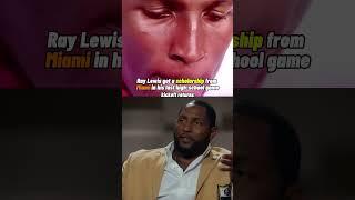 Ray Lewis got an offer in his last high school game  #nfl #shorts #shortsyoutube #youtubeshorts