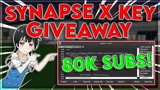 Free Synapse X Keys + Robux Giveaway | 80K Subscriber Special |  THANK YOU! 