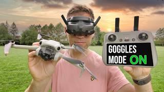 Can you fly DJI Mini 4 Pro with Goggles 3 + RC2 controller!?