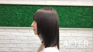 medium length haircut with bangs