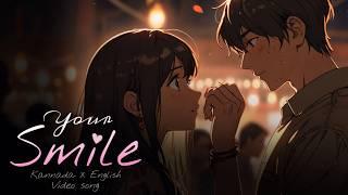 Your smile valentine's day anime video song | kannada X  English | SPC srinath