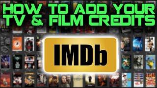 How To Add TV/Film Music Credits To Your IMDB