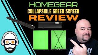 Homegear Collapsible Green Screen Unboxing and Review