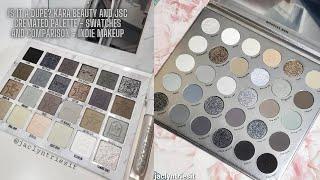 Is it a Dupe? Kara Beauty and JSC Cremated Palette - Swatches and Comparison - Indie Makeup