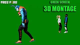 Free Fire 3D Sad Montage Green Screen video