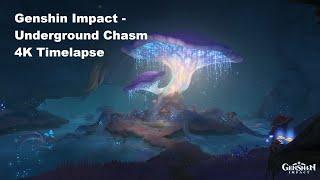 Relaxing Genshin Impact OST Music for Study & Sleep - Underground Chasm 4K Timelapse