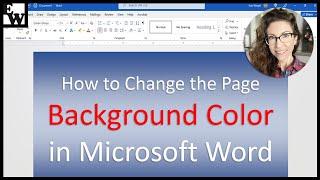 How to Change the Page Background Color in Microsoft Word