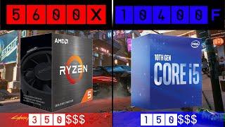 Ryzen 5 5600x VS Intel i5 10400f | Is 1 ms really worth 250$?