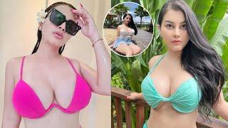 Berjemur Pakai Barlette, Gita Youbi Tampil Hot Abis