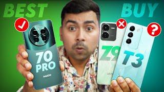 realme Narzo 70 Pro vs iQOO Z9 / vivo T3 : Full Comparison - Don't Buy Wrong!