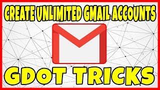 How to Create Unlimited Gmails for Free | Gdot trick