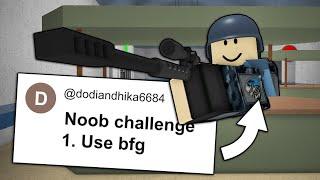 Doing YOUR Challenges in Phantom Forces!