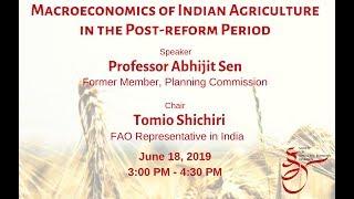 Abhijit Sen: Macroeconomics of Indian Agriculture