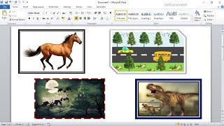 How to Add Picture Border In MS Word