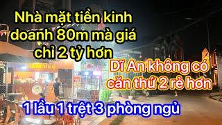 Mặt tiền kinh doanh chỉ hơn 2 tỷ tại tp. Dĩ An. 4M x 20M Xd 1 lầu 1 trệt | #bannhagiare