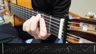 Flamenco Guitar Beginner Lesson - Solea Falseta - Free Tab