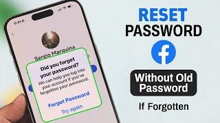 Facebook Password Change Without Old Password! [Reset If Forgot]