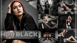 Lightroom Mobile Presets Free Dng | HDR Black Preset | HDR Black Tone | HDR Preset