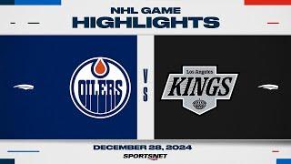 NHL Highlights | Oilers vs. Kings - December 28, 2024