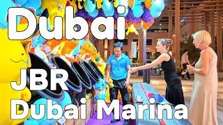 Dubai  Amazing JBR, Dubai Marina [4K] Walking Tour