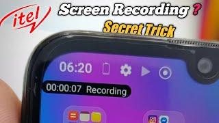 How To Turn On Screen Recording In Any Itel Smartphone Secret Trick #shorts #ytshorts #youtubeshorts