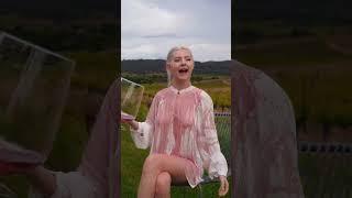 Eva Elfie naked shower in red wine @clipsmaker