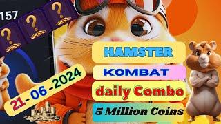 HAMSTER KOMBAT DAILY COMBO CARD 22 /06/2024 / HAMSTER KOMBAT COMBOS #hamsterkombatcombo