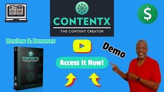 ContentX Review ⭐Demo‍️BONUSES Cloud Content Creator