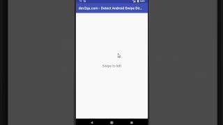how to detect swipe gesture direction example
