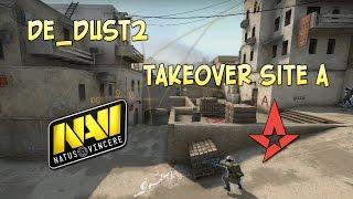 CS:GO Тактики de_dust2 Выход А (NaVi vs Astralis)