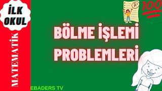 Bölme İşlemi Gerektiren Problemler - 3. Sınıf Matematik - #Uzaktaneğitim EbaDersTv