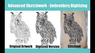 Digitizing with the Running Stitch - Advanced Sketchwork