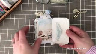 Micro Mini Junk Journal - ARTYmaze DT - Liz The Paper Project