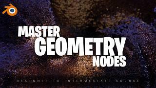 Mastering Geometry Nodes In blender promo