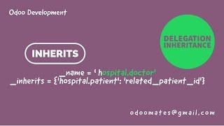 Delegation Inheritance || Inherit and Inherits || Inheritance in Odoo || Inherits In Odoo