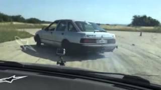 | Lazy Drifters |   Ford Sierra Drifting , Chasing Cam !