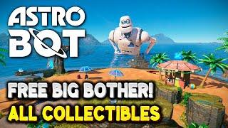 Astro Bot FREE BIG BROTHER 100% Guide | All Collectible Locations (Bots, Puzzles & Secret Level)