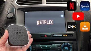 ZHNN Magic Box Wireless Carplay and Android Auto - Watch Netflix, YouTube, Plex)