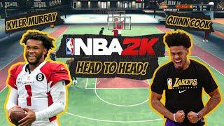 KYLER MURRAY CHALLENGED ME IN THE PARK! | QUINN COOK GAMING