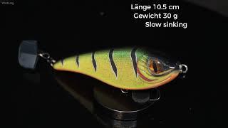 Wobbler aus China | Top Tackle Industries - CF | Jerkbait aus China | Hechtmutti